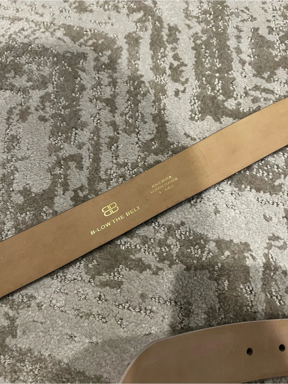 B-Low the Belt textured black